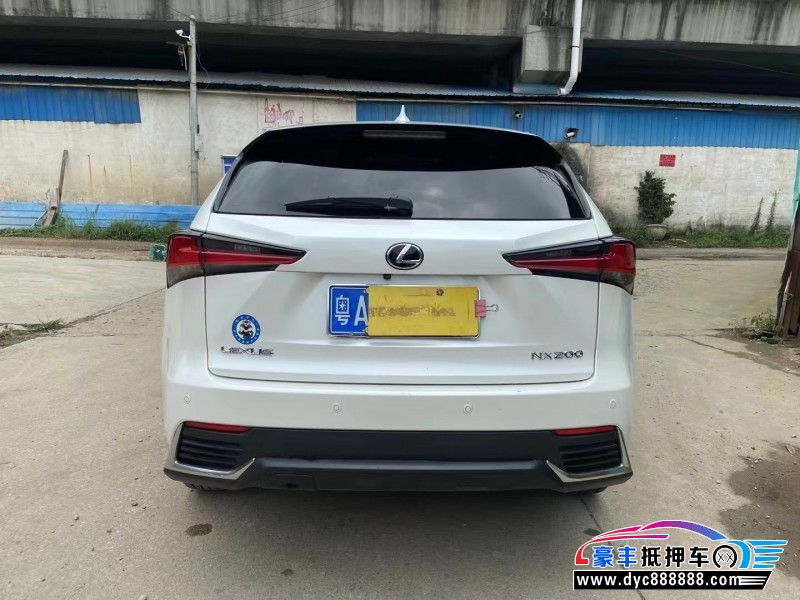 19年雷克萨斯NX轿车抵押车出售