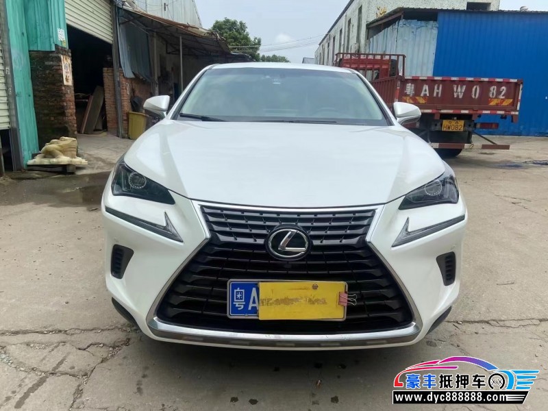 19年雷克萨斯NX轿车抵押车出售