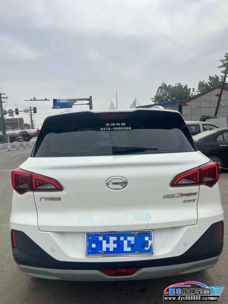 23年传祺gs3轿车抵押车出售