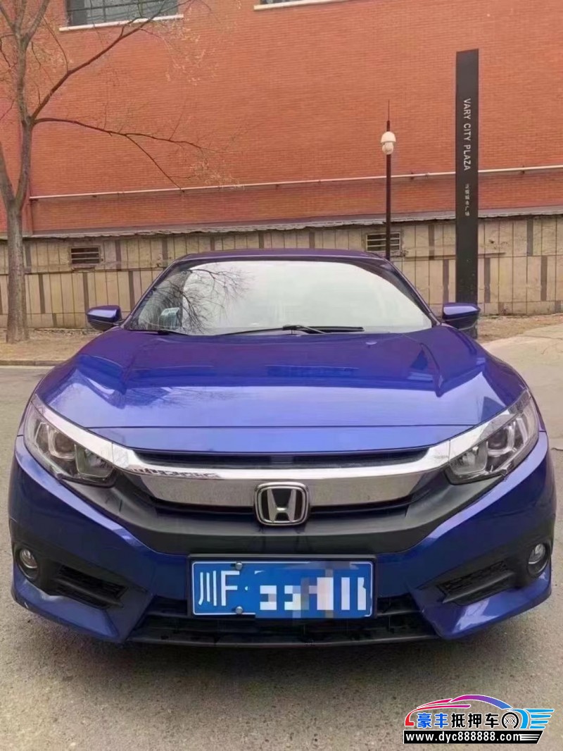 19年本田思域轿车抵押车出售