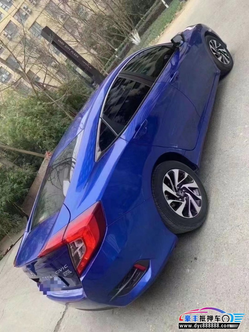 19年本田思域轿车抵押车出售