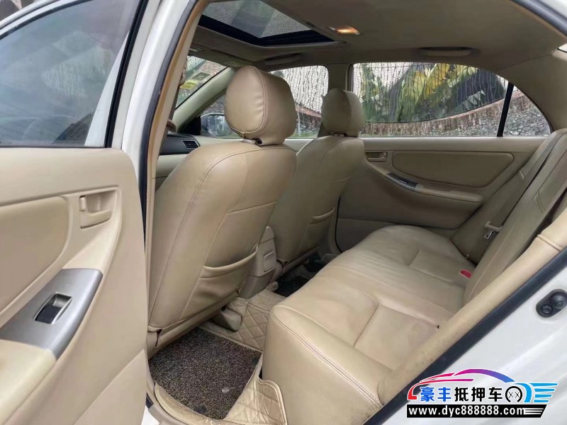 15年丰田花冠轿车抵押车出售