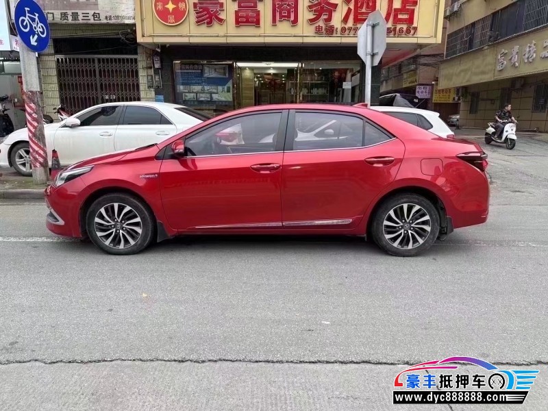 17年丰田卡罗拉轿车抵押车出售