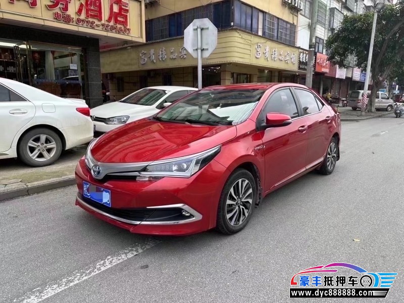 17年丰田卡罗拉轿车抵押车出售