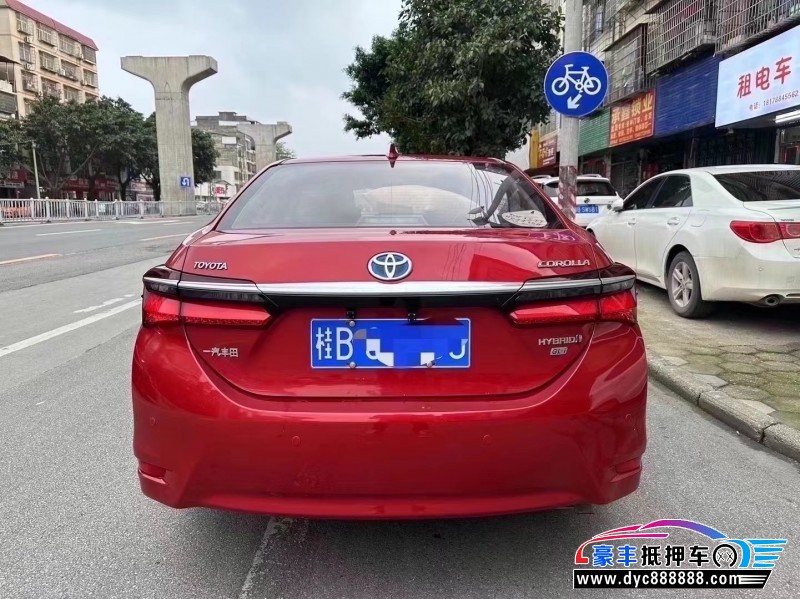 17年丰田卡罗拉轿车抵押车出售