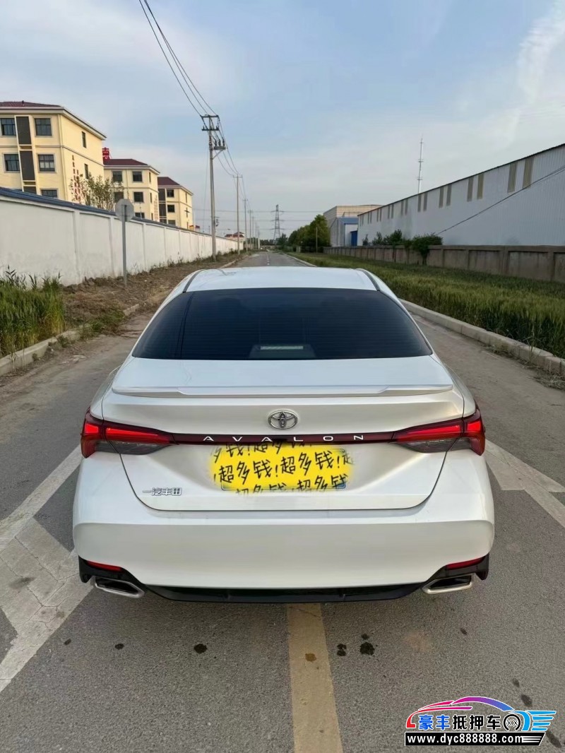 21年丰田亚洲龙轿车抵押车出售