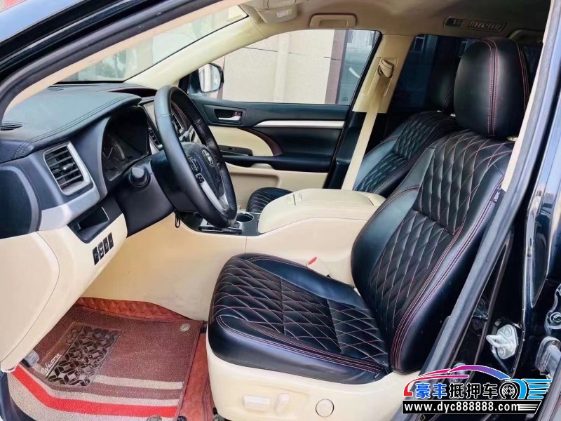 17年丰田汉兰达轿车抵押车出售