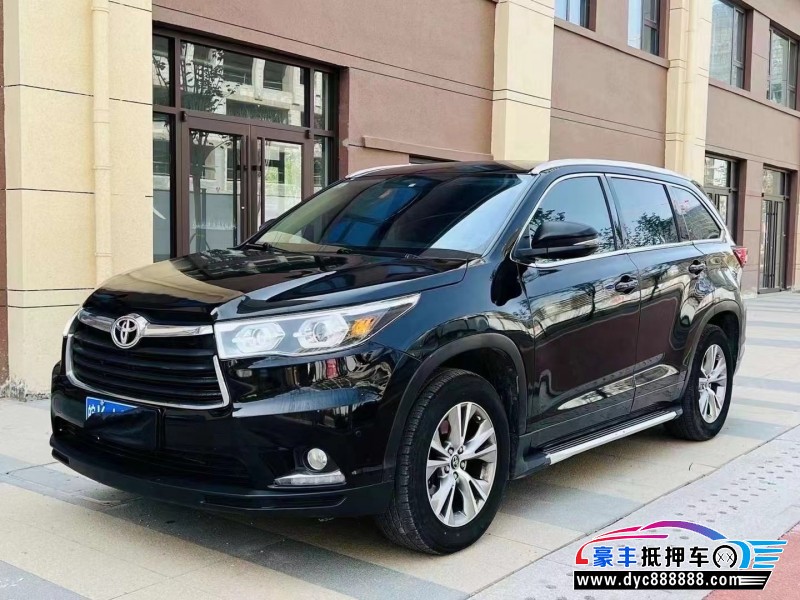 17年丰田汉兰达轿车抵押车出售