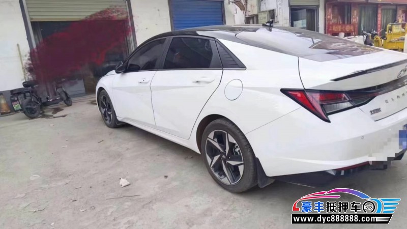 23年现代伊兰特轿车抵押车出售