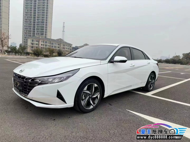 22年现代伊兰特轿车抵押车出售