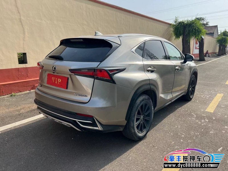 18年雷克萨斯NX轿车抵押车出售