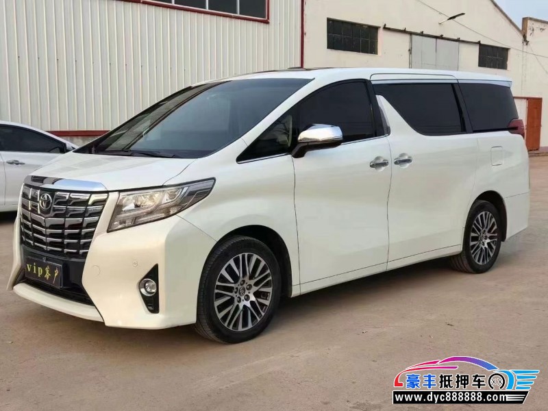 18年丰田埃尔法轿车抵押车出售