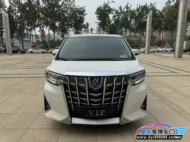 21年丰田埃尔法轿车抵押车出售