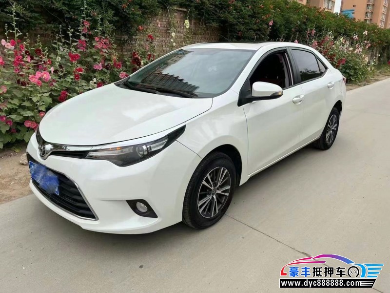 15年丰田雷凌轿车抵押车出售