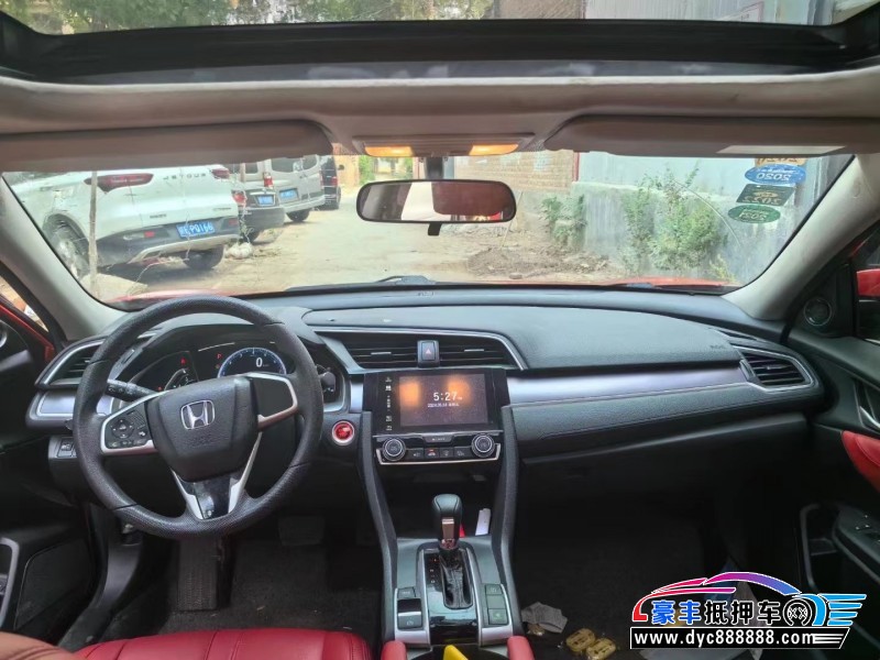 18年本田思域轿车抵押车出售