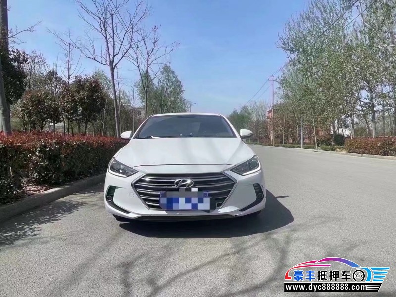 18年现代领动轿车抵押车出售