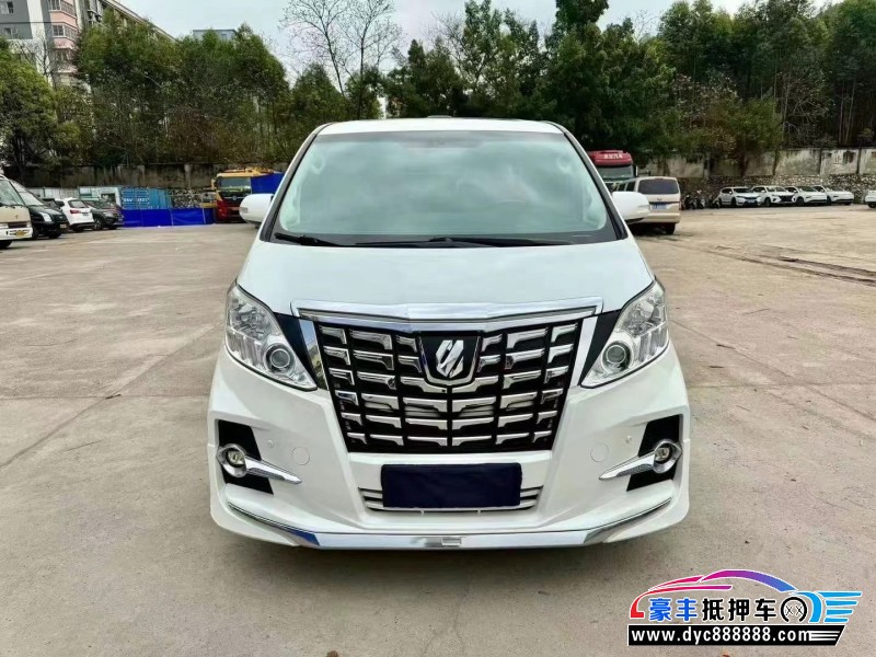 16年丰田埃尔法轿车抵押车出售