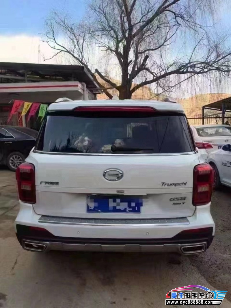 20年传祺GS8轿车抵押车出售