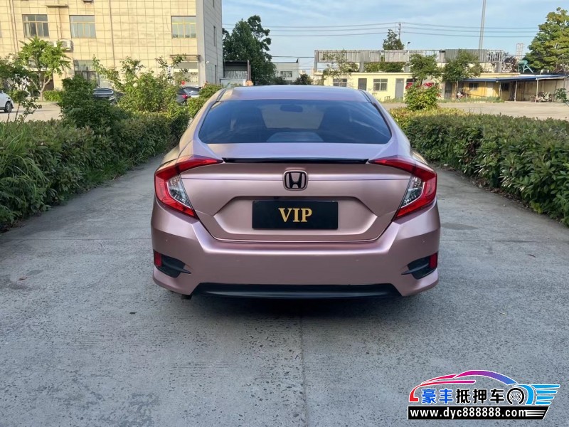 19年本田思域轿车抵押车出售