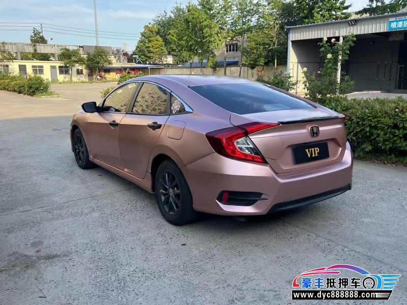 19年本田思域轿车抵押车出售