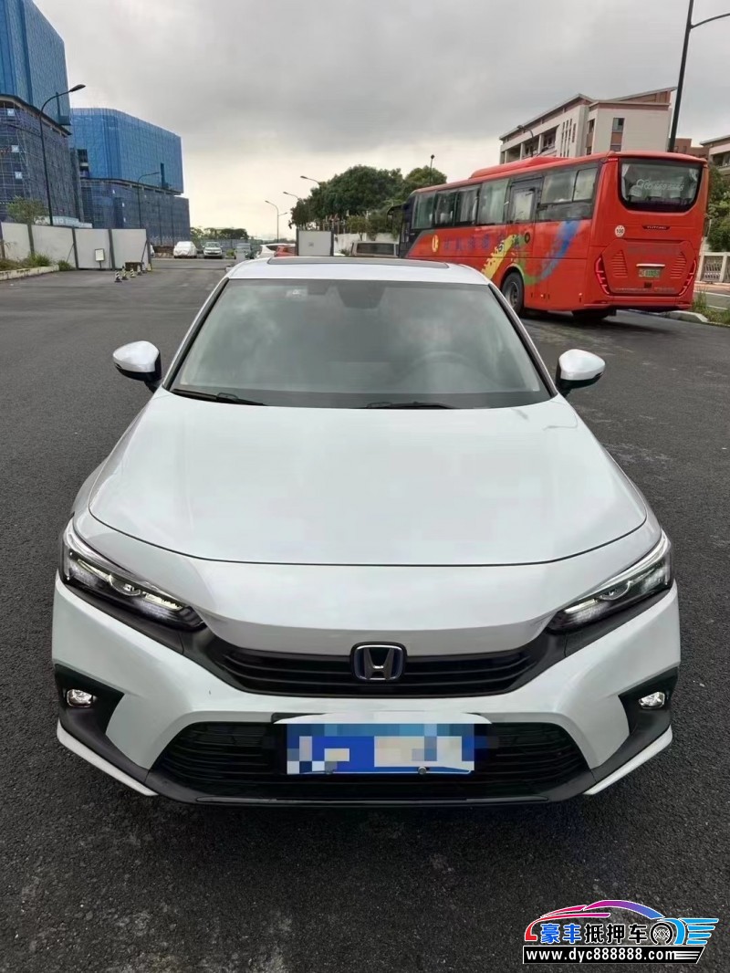 23年本田思域轿车抵押车出售