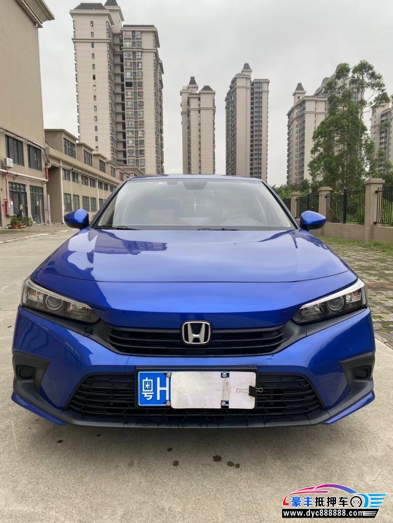 21年本田思域轿车抵押车出售