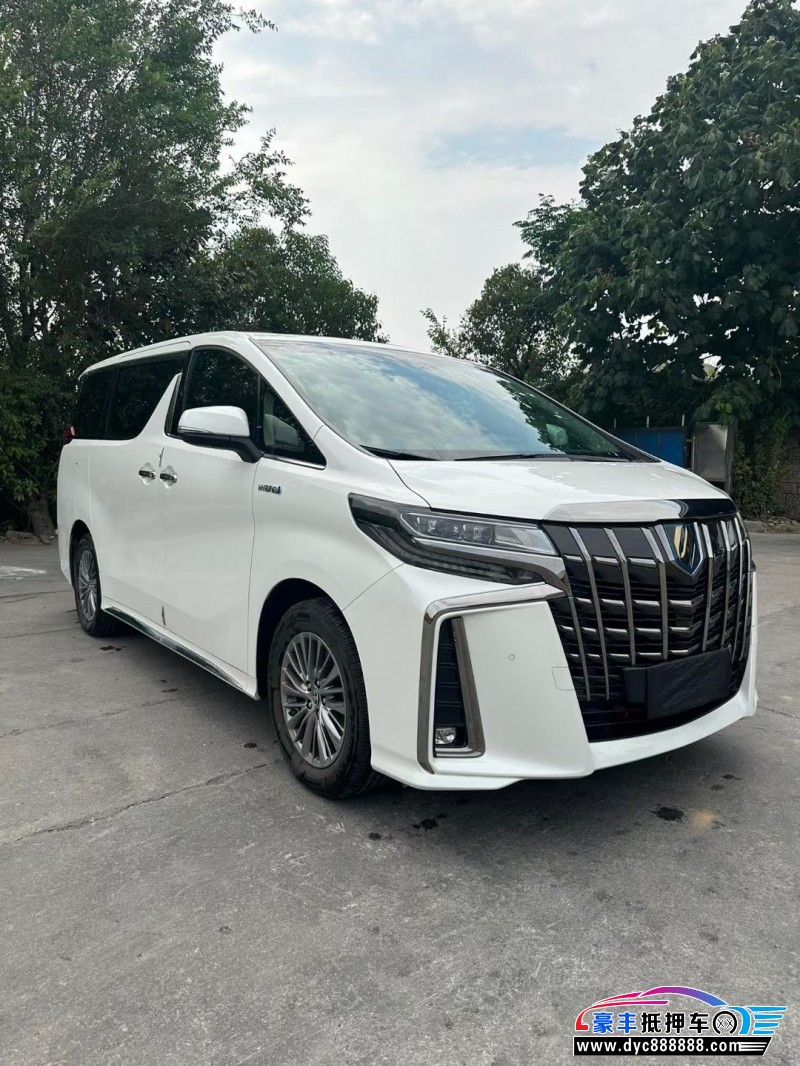 23年丰田埃尔法轿车抵押车出售