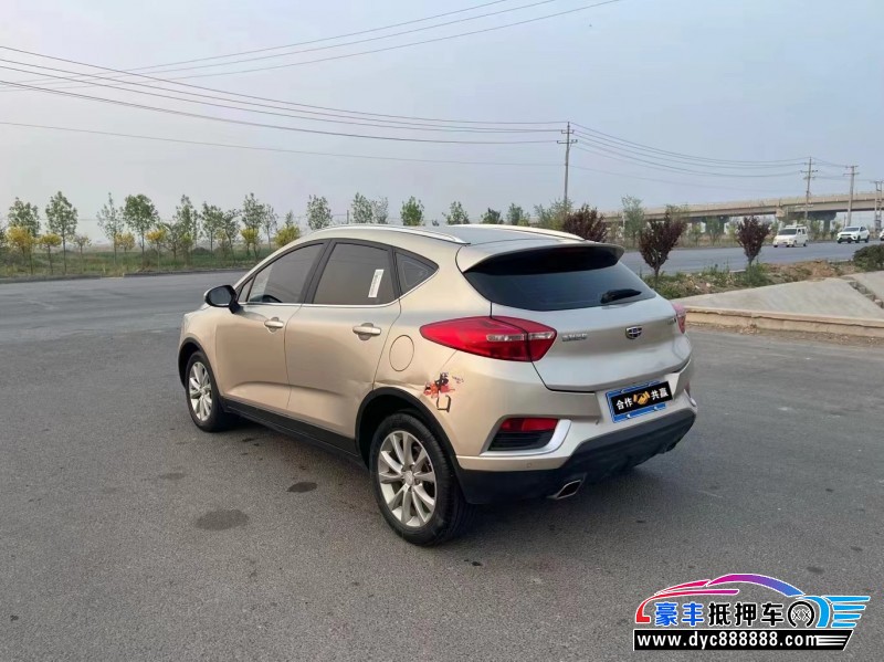 18年吉利帝豪GS轿车抵押车出售