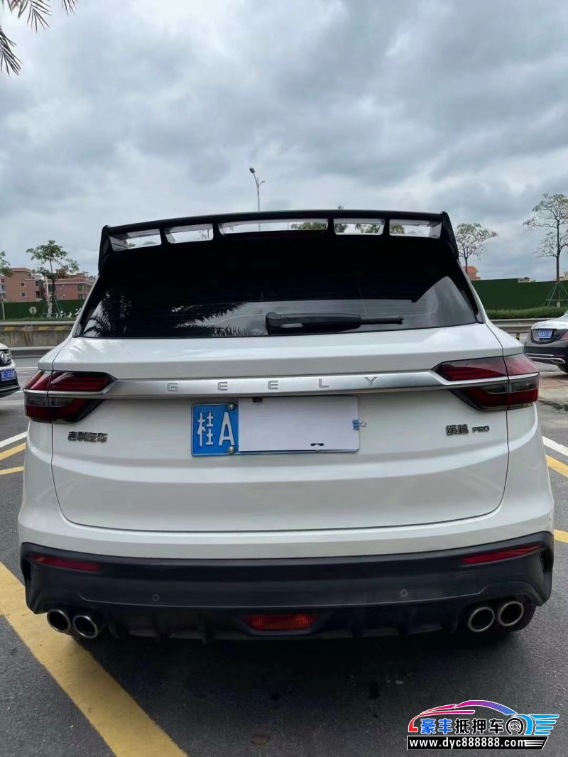 20年吉利缤越轿车抵押车出售