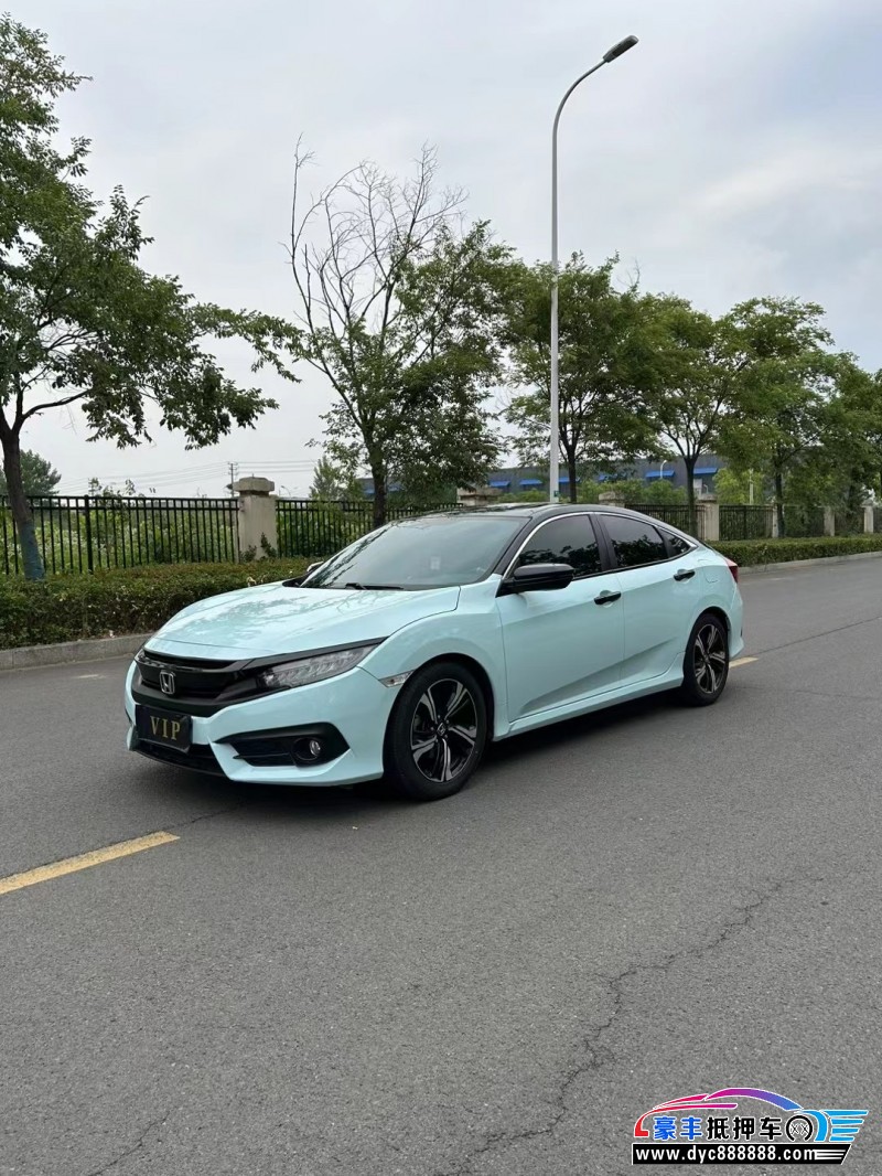 18年本田思域轿车抵押车出售