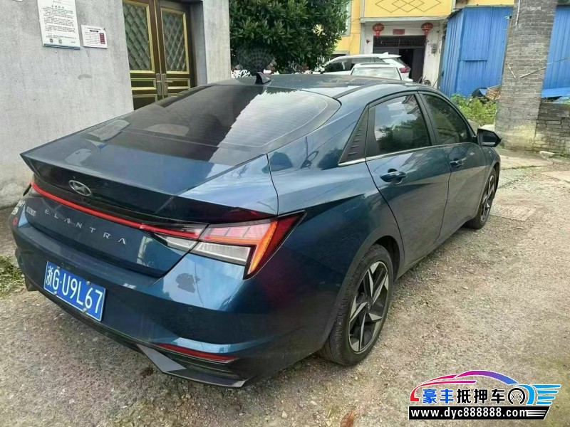 23年现代伊兰特轿车抵押车出售