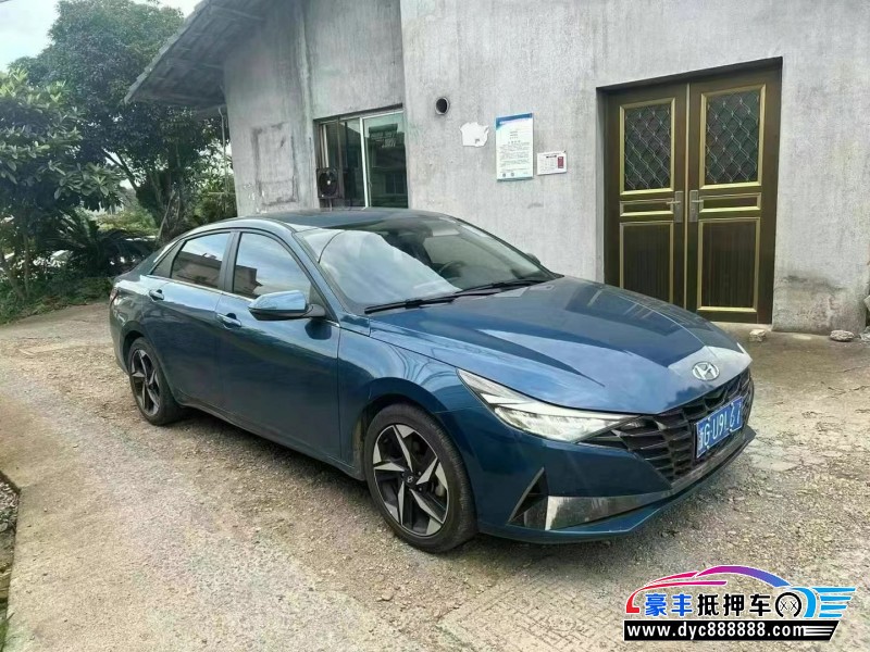 23年现代伊兰特轿车抵押车出售