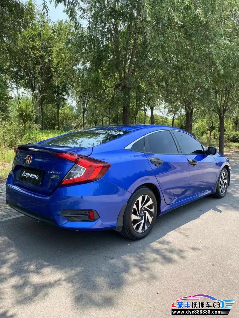 18年本田思域轿车抵押车出售