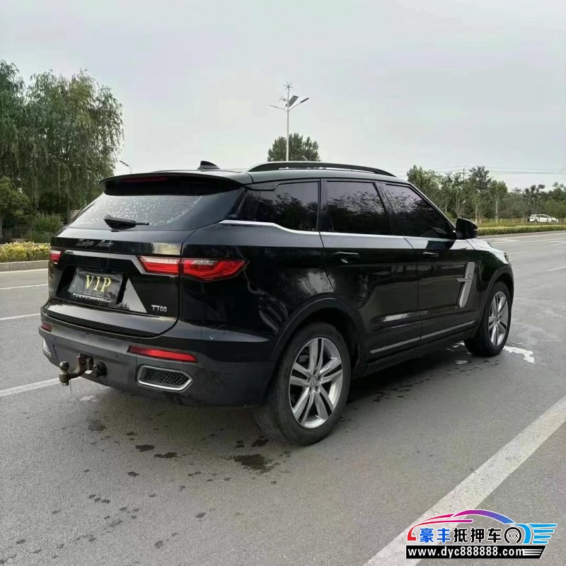 18年众泰T700轿车抵押车出售