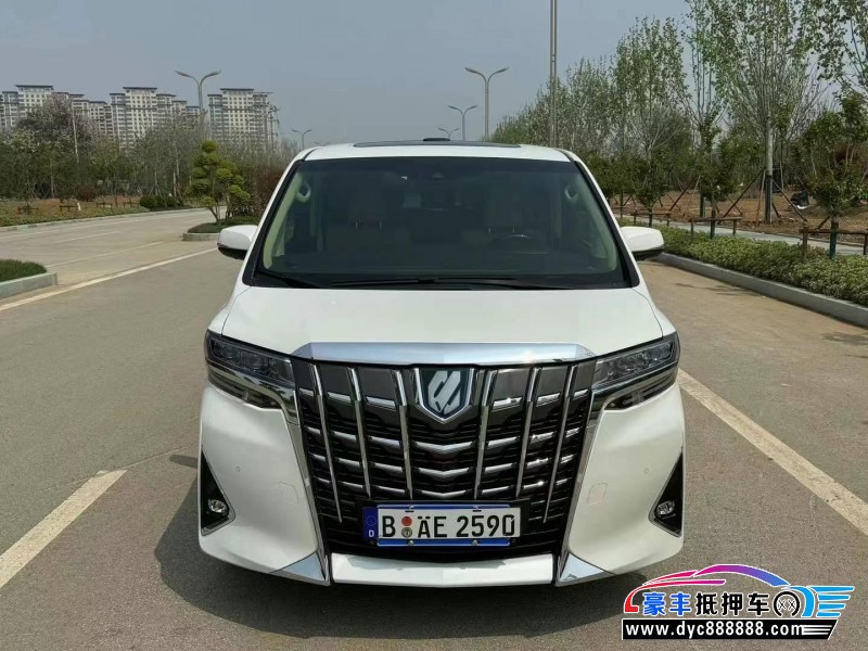 21年丰田埃尔法轿车抵押车出售