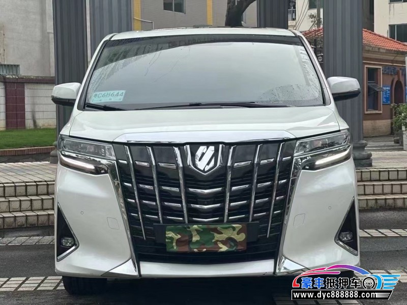 18年丰田埃尔法轿车抵押车出售