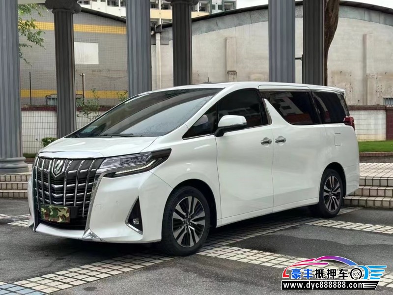 18年丰田埃尔法轿车抵押车出售