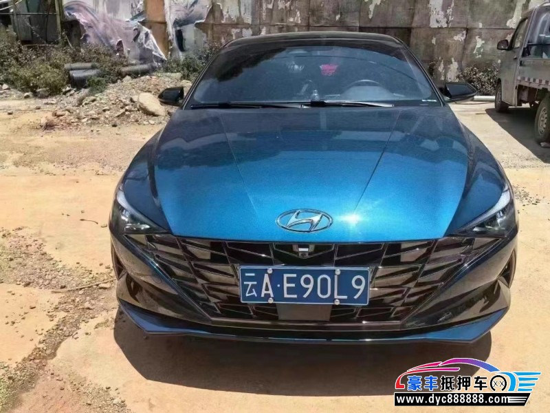 22年现代伊兰特轿车抵押车出售