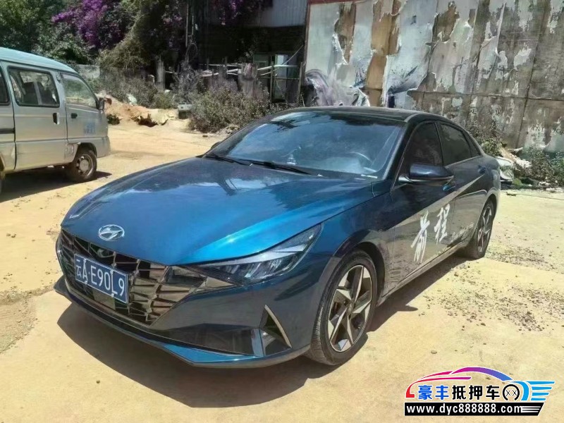 22年现代伊兰特轿车抵押车出售