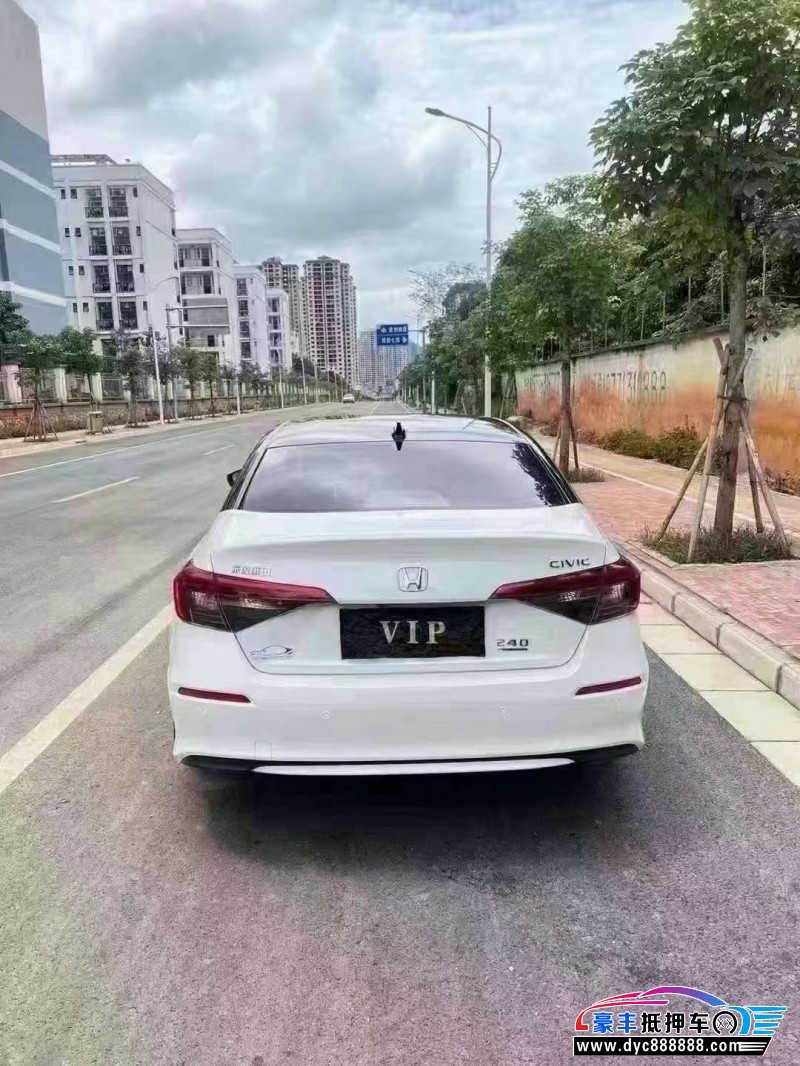 21年本田思域轿车抵押车出售