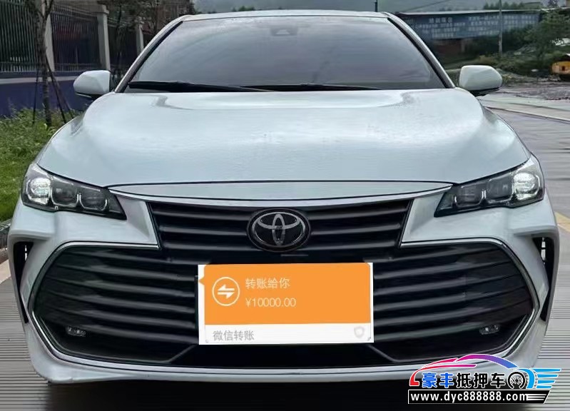 22年丰田亚洲龙轿车抵押车出售