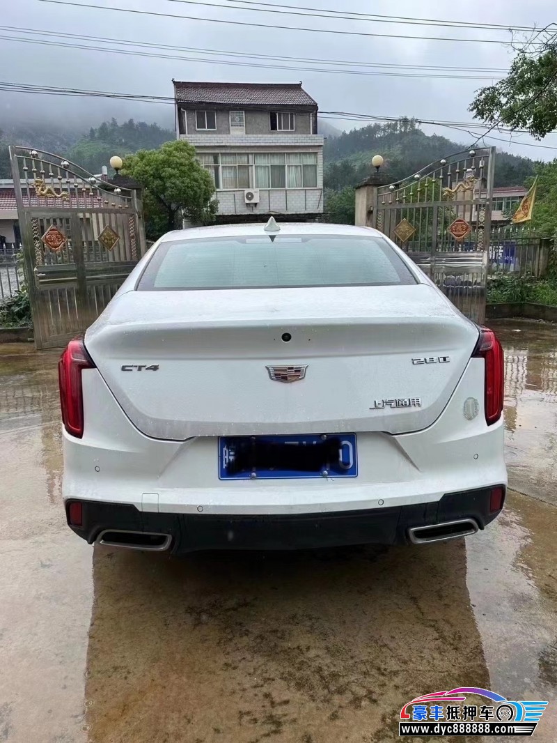 22年凯迪拉克CT4轿车抵押车出售