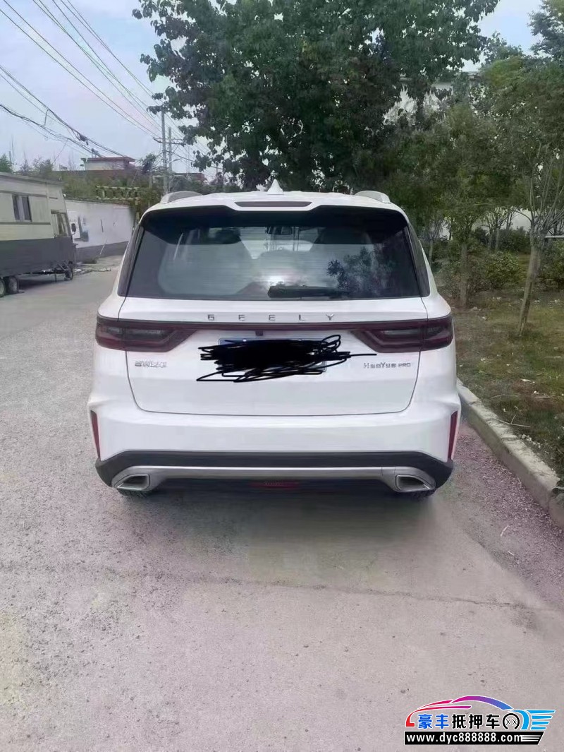 24年吉利豪越轿车抵押车出售