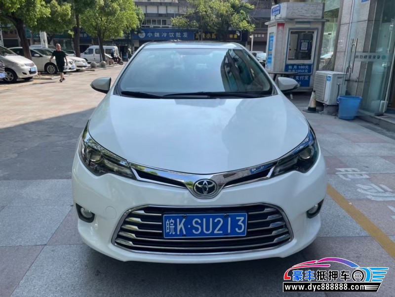 16年丰田雷凌轿车抵押车出售