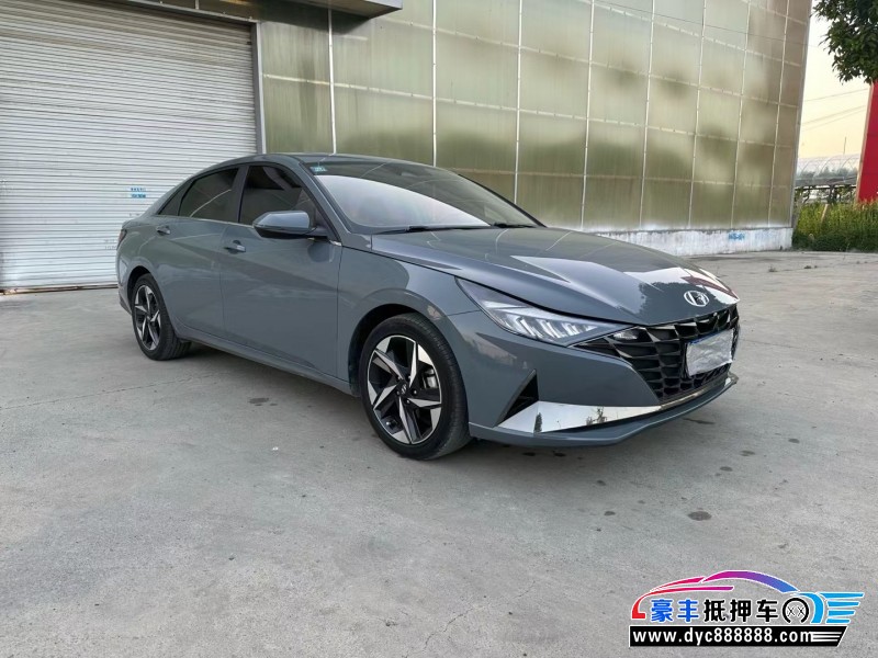 21年现代伊兰特轿车抵押车出售