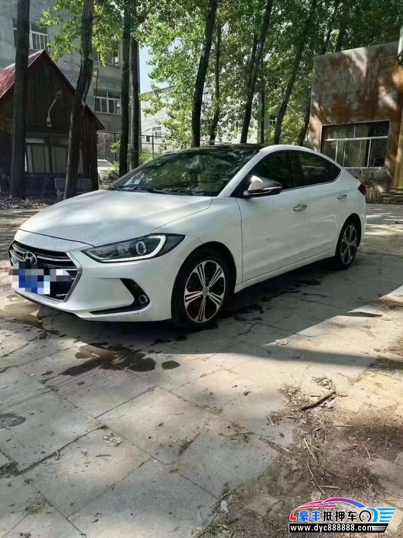 18年现代领动轿车抵押车出售