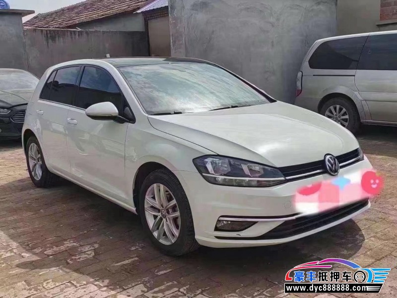19年大众高尔夫轿车抵押车出售