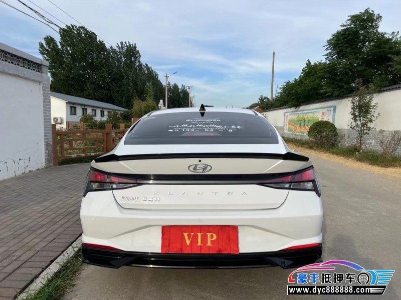 22年现代伊兰特轿车抵押车出售