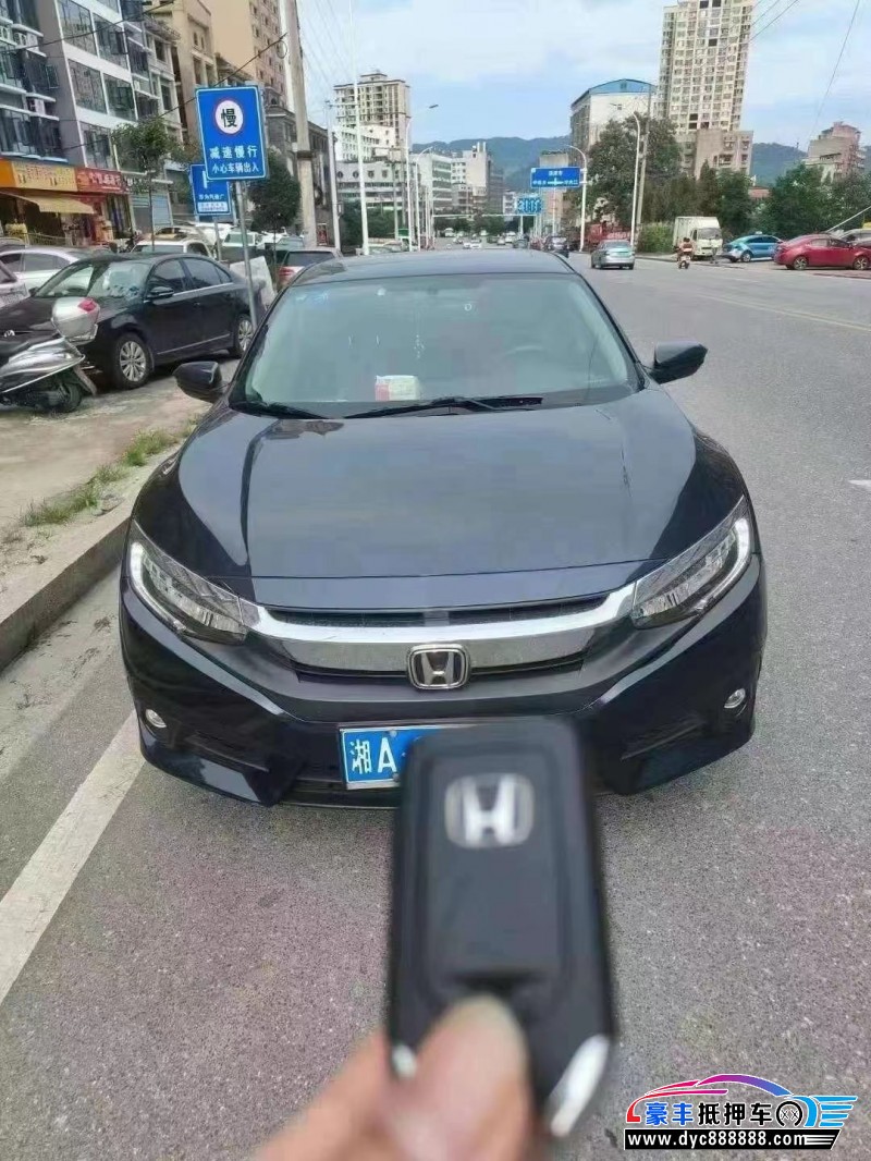 19年本田思域轿车抵押车出售