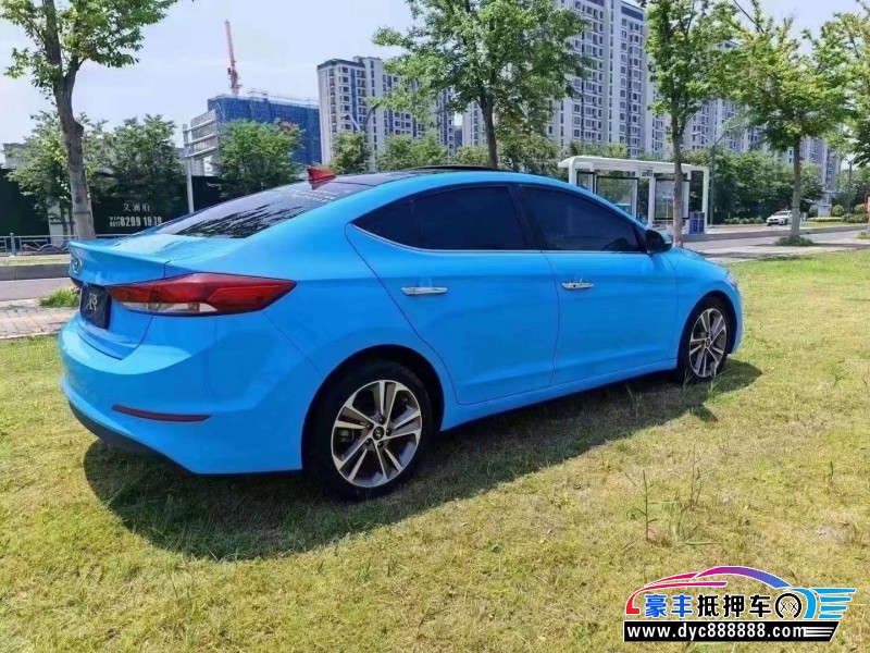 16年现代领动轿车抵押车出售